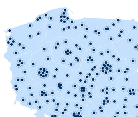 Blue map