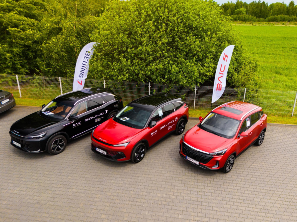 3 nowe modele samochodów Baic